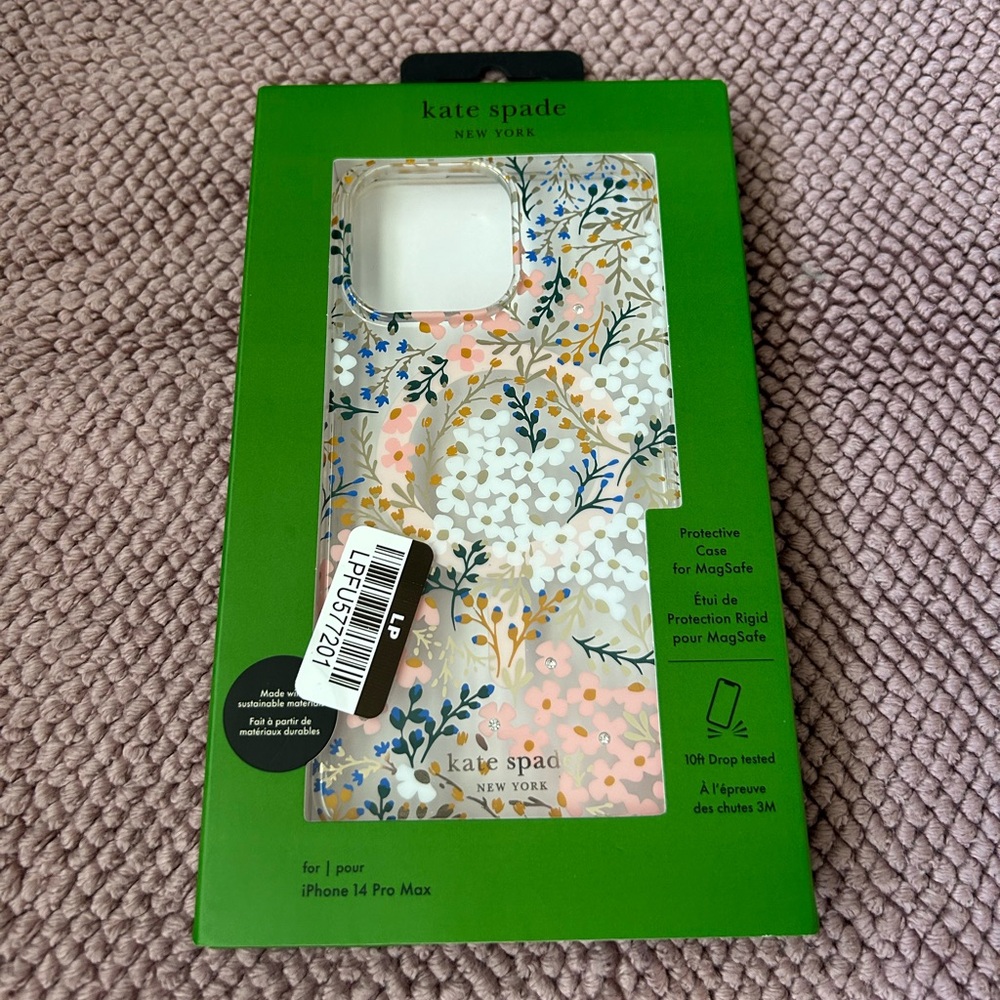 Kate Spade New York Floral iPhone 14 Pro Max Phone Case with MagSafe